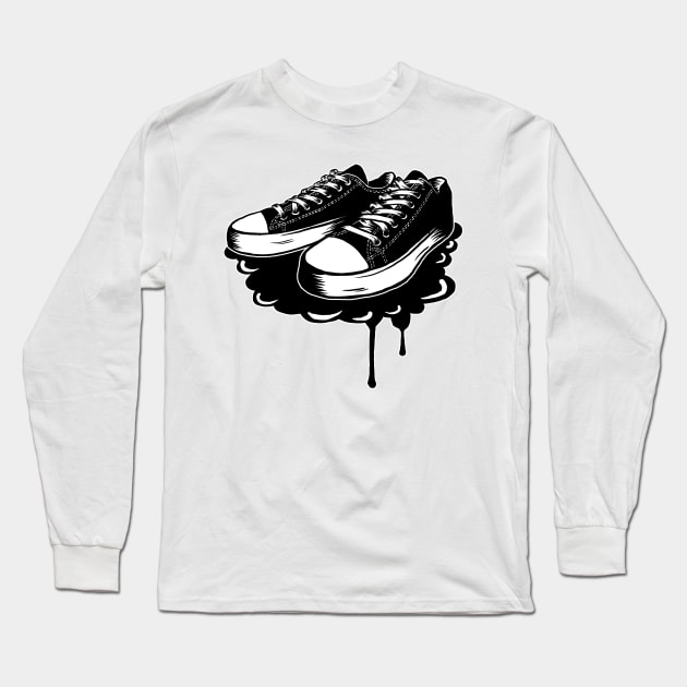 Shoes School Long Sleeve T-Shirt by Candy Store